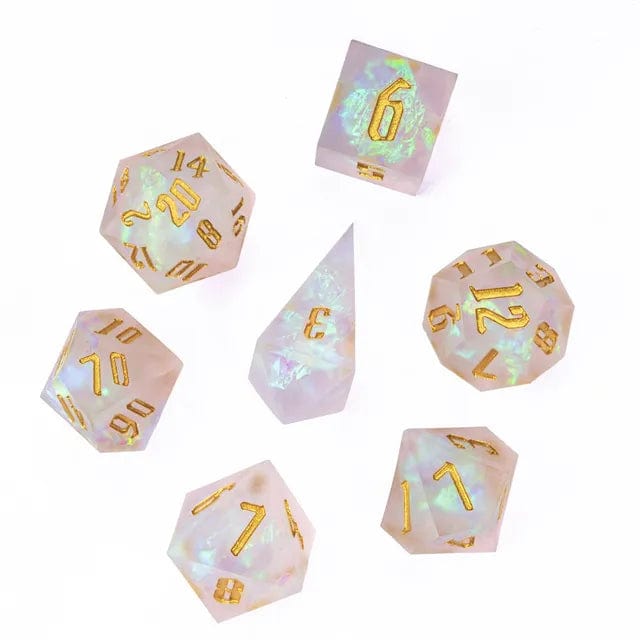 NordicDice Sharp Dice Angelic sharp dice Frosted sharp dice