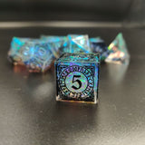NordicDice Sharp Dice Håndlavet Pact Dice: Mørke Runer