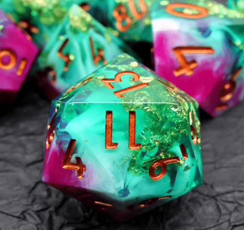 NordicDice Sharp Dice Toxic water - sharp dice rollespilsterninger