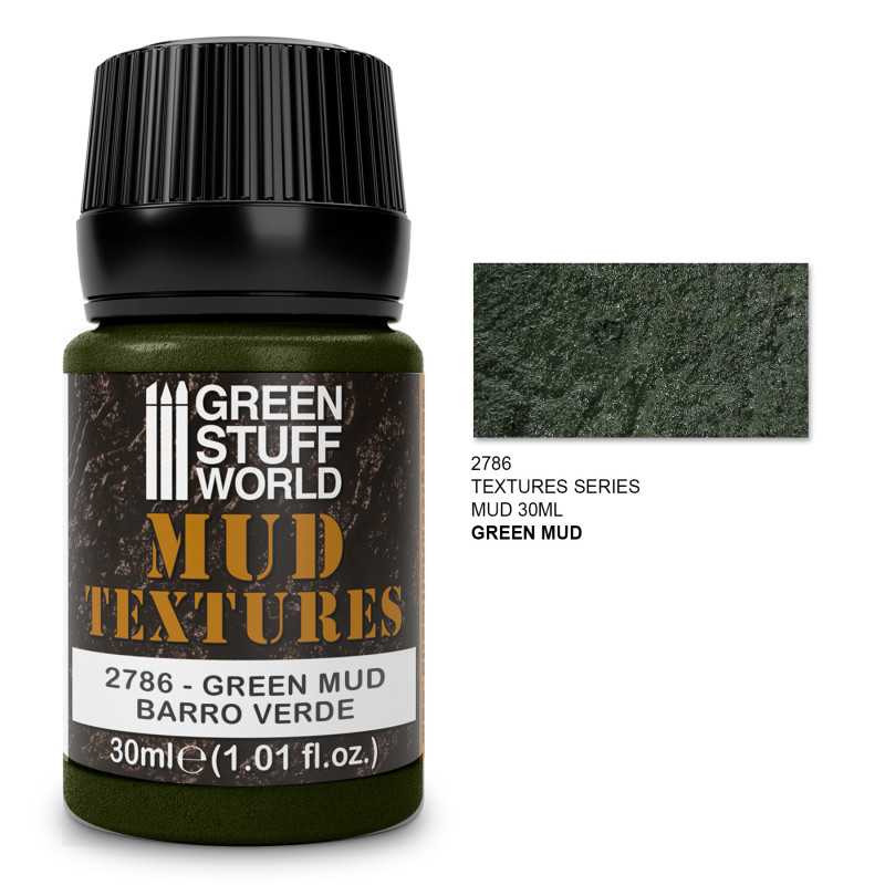NordicDice Tekstur maling Mud Textures - GREEN MUD 30ml