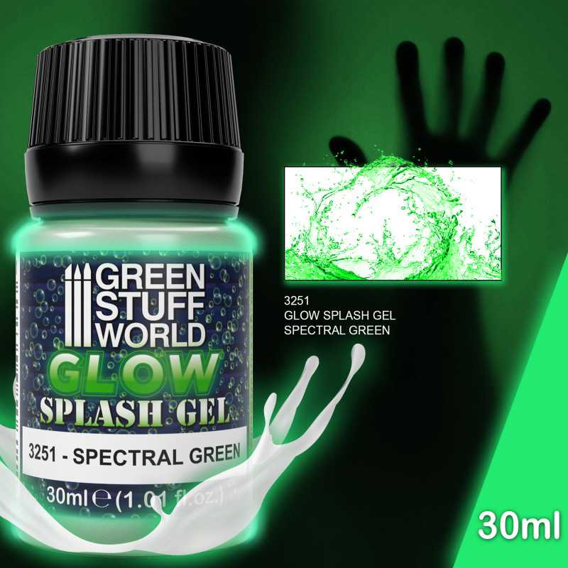 NordicDice Tekstur maling Splash Gel - Spectral Green