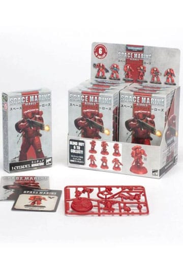 Nordicdice Warhammer Warhammer 40.000 Space Marine Heroes Miniatures Blood Angels Collection 2 Display (1)