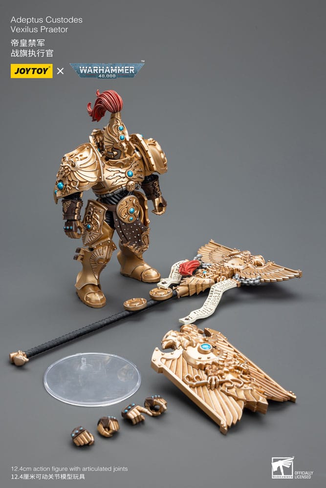 Nordicdice Warhammer Warhammer 40k Action Figure 1/18 Adeptus Custodes Vexilus Praetor