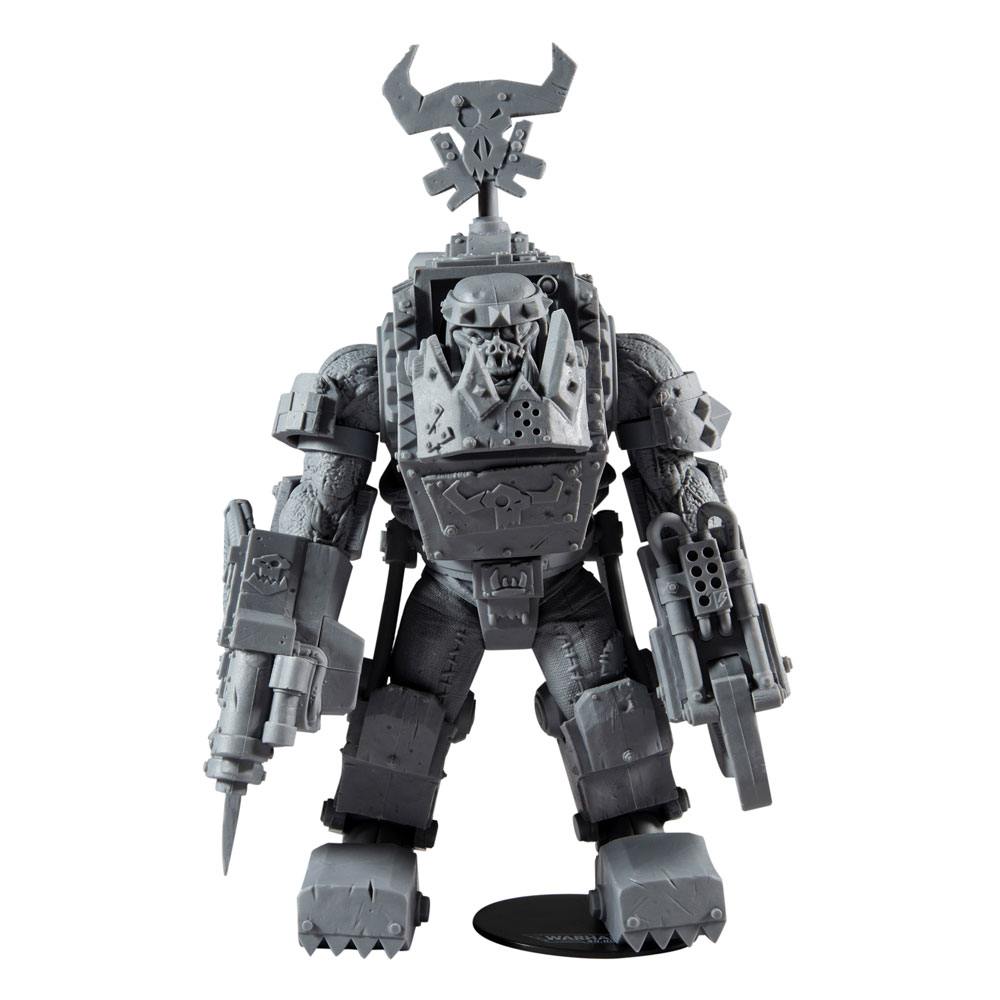 Nordicdice Warhammer Warhammer 40k Action Figure Ork Big Mek (Artist Proof) 30 cm Unpainted DAMAGED PACKAGE