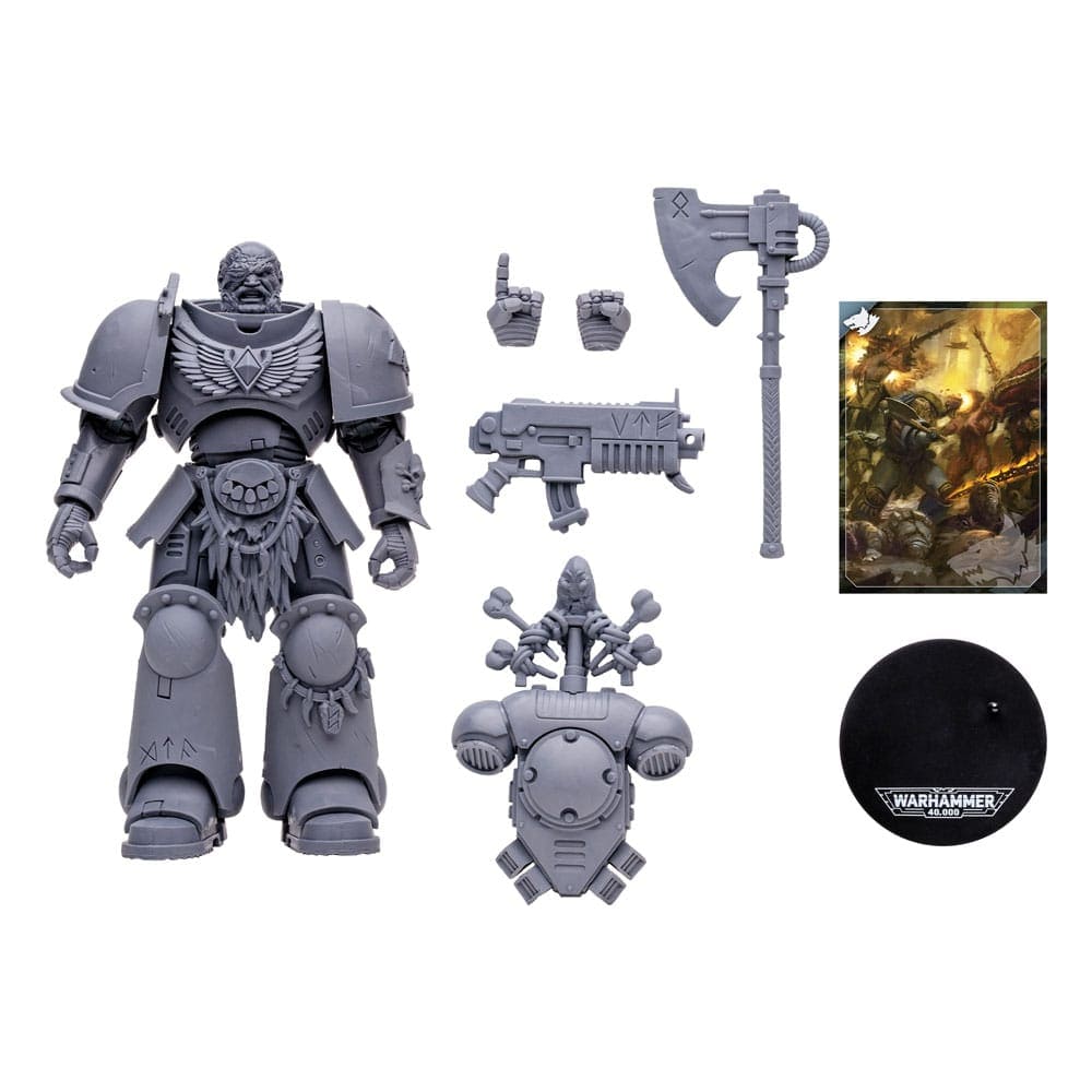 Nordicdice Warhammer Warhammer 40k Action Figure Space Wolves Wolf Guard (Artist Proof) 18 cm