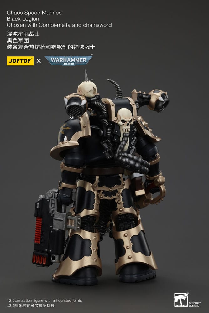 Nordicdice Warhammer Warhammer 40k Chaos Space Marines Black Legion - Combi-melta and chainsword