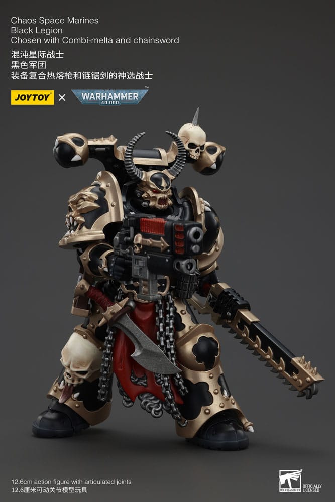 Nordicdice Warhammer Warhammer 40k Chaos Space Marines Black Legion - Combi-melta and chainsword