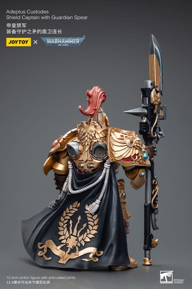 Nordicdice Warhammer Warhammer 40k Figure 1/18 Adeptus Custodes Shield Captain - Guardian Spear 12 cm