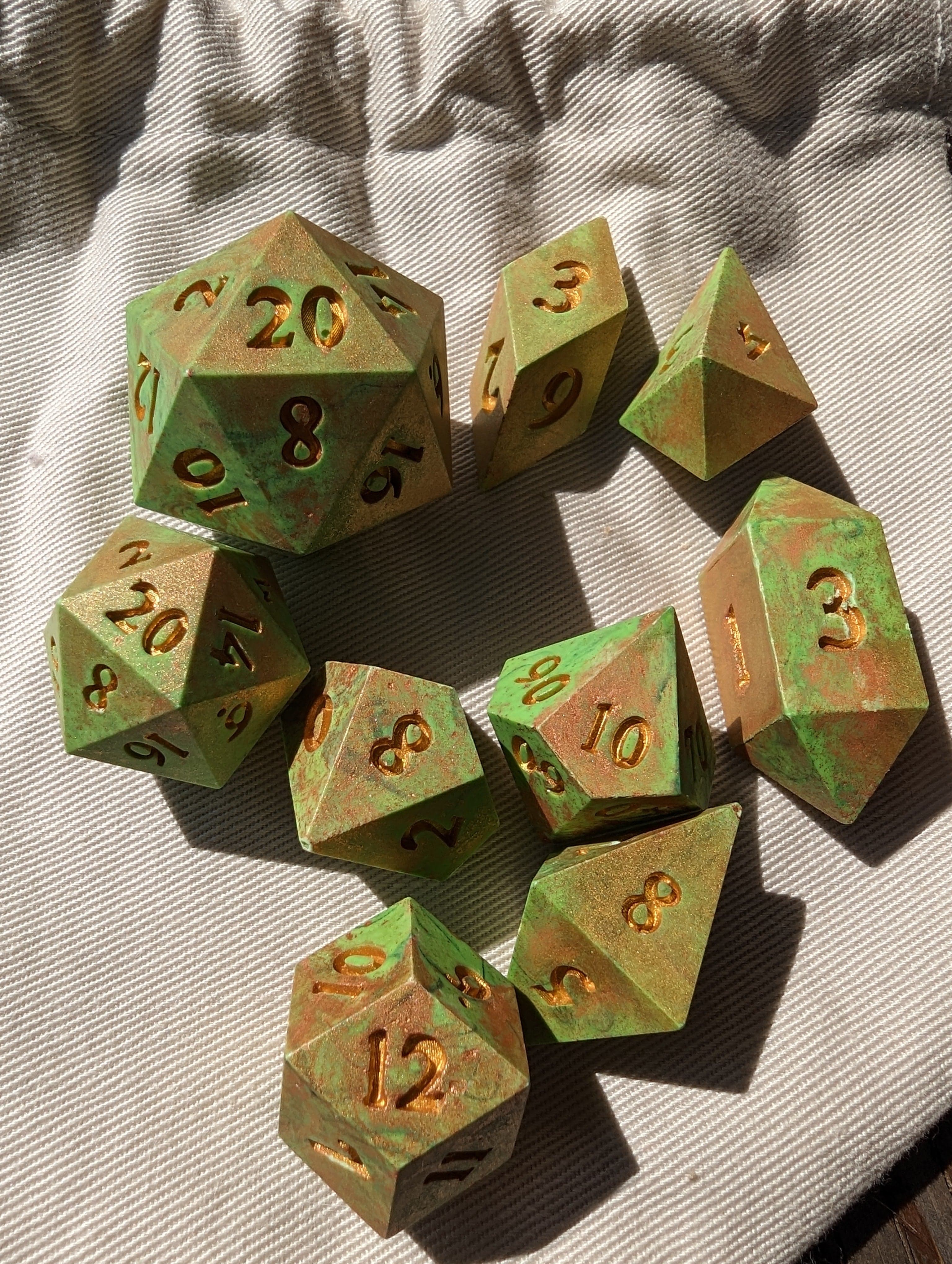 Nordicdice_X_Thydice Nordicdice_& Green Delight special dice set