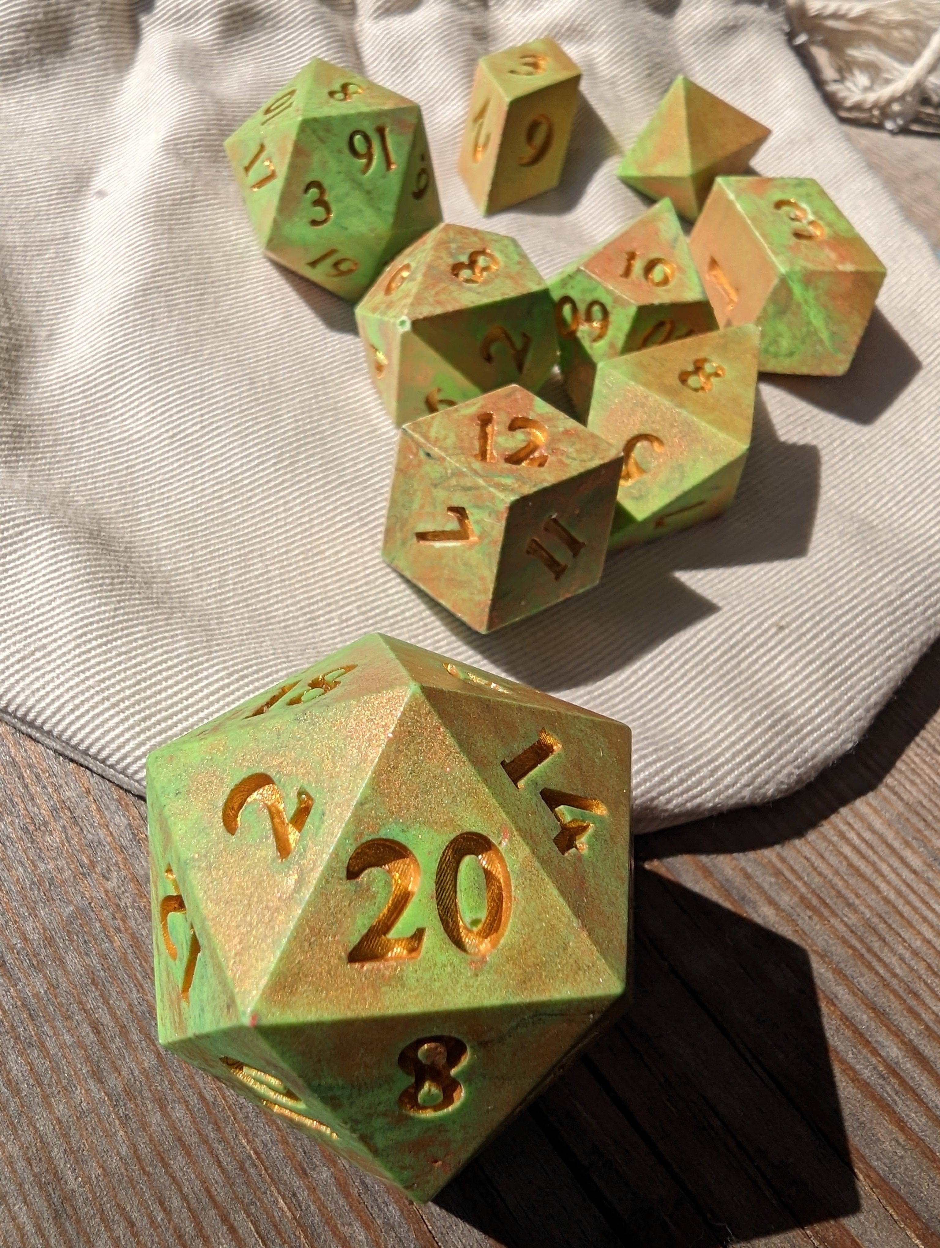 Nordicdice_X_Thydice Nordicdice_& Green Delight special dice set