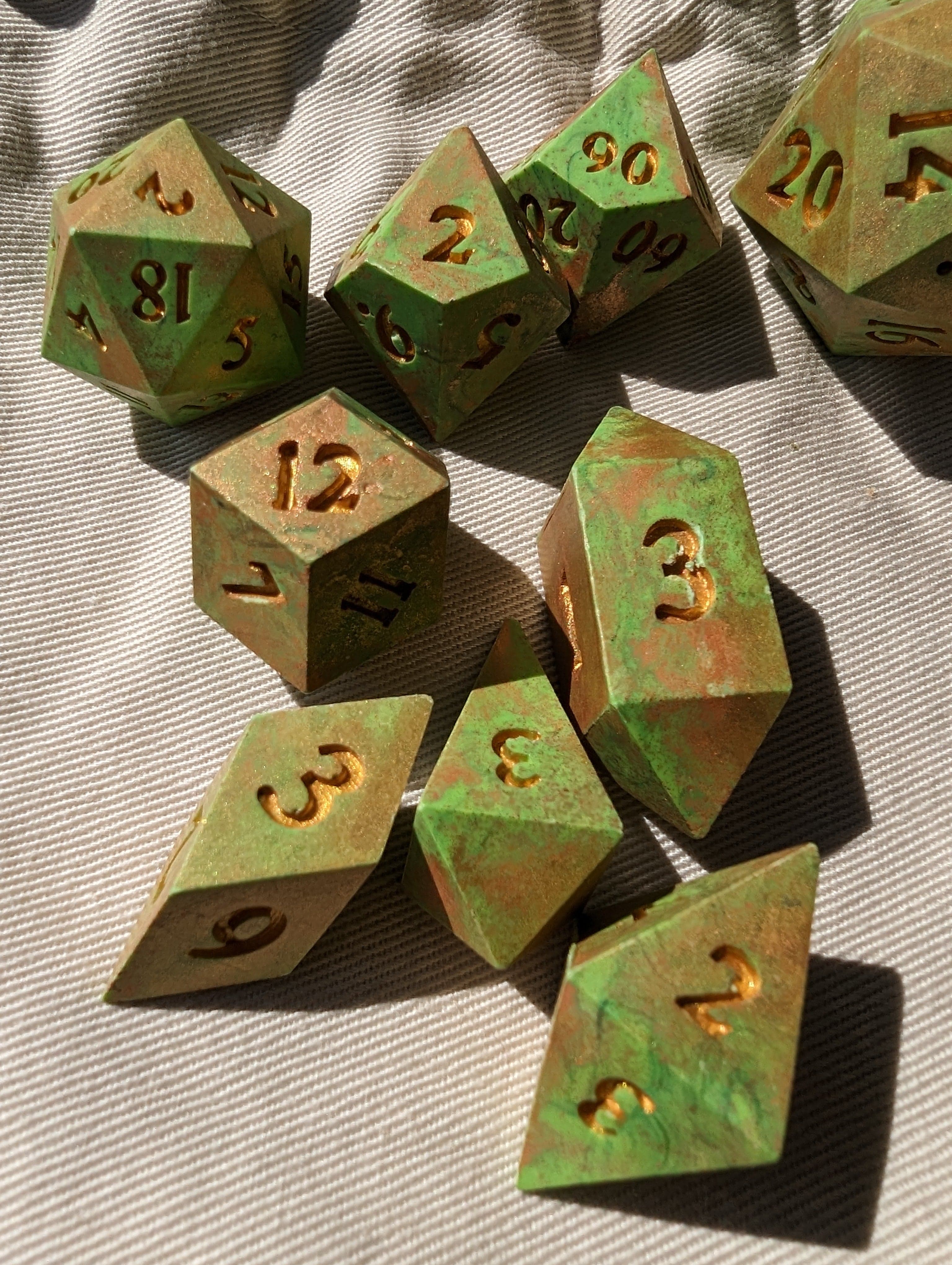 Nordicdice_X_Thydice Nordicdice_& Green Delight special dice set