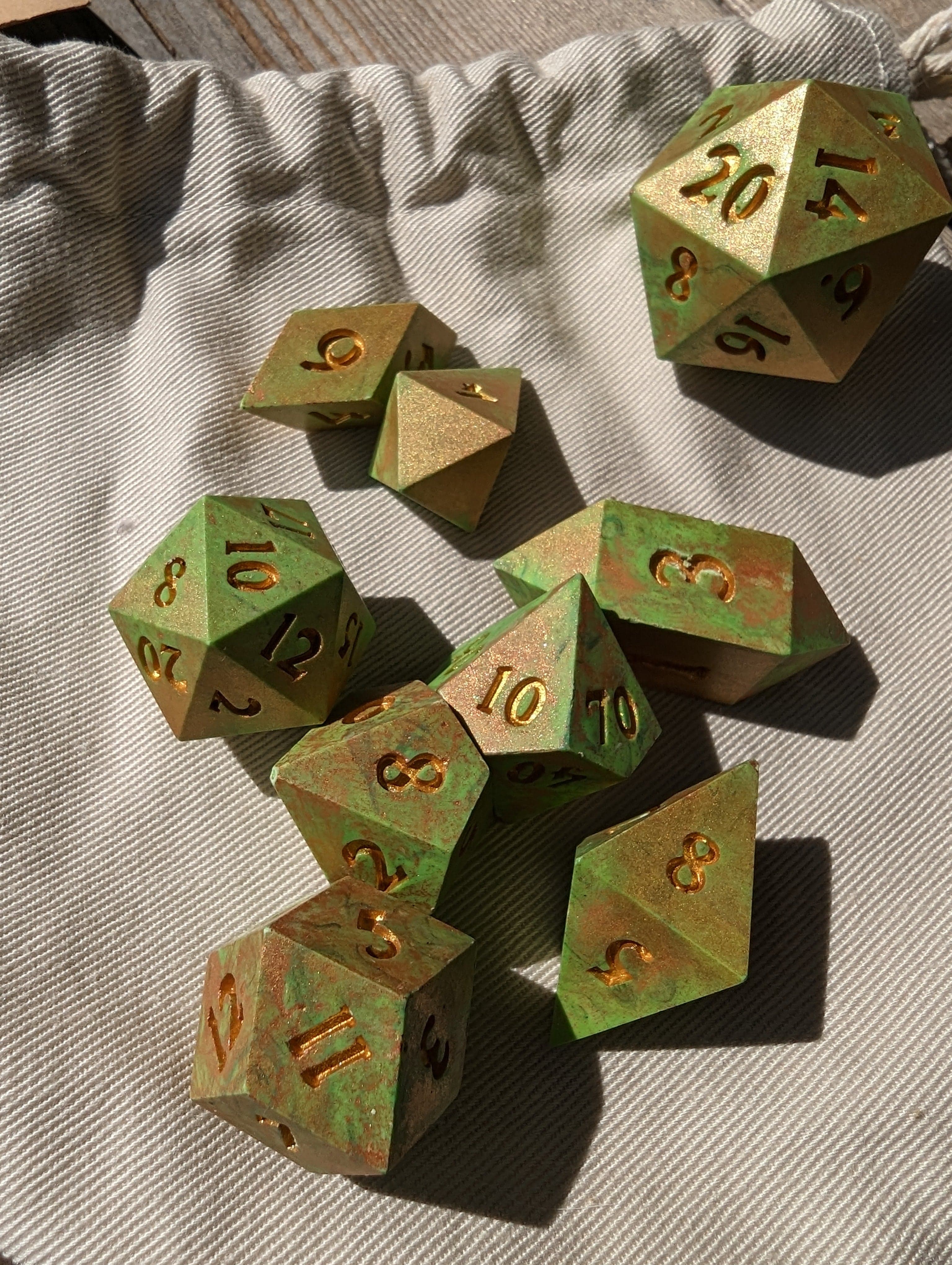 Nordicdice_X_Thydice Nordicdice_& Green Delight special dice set