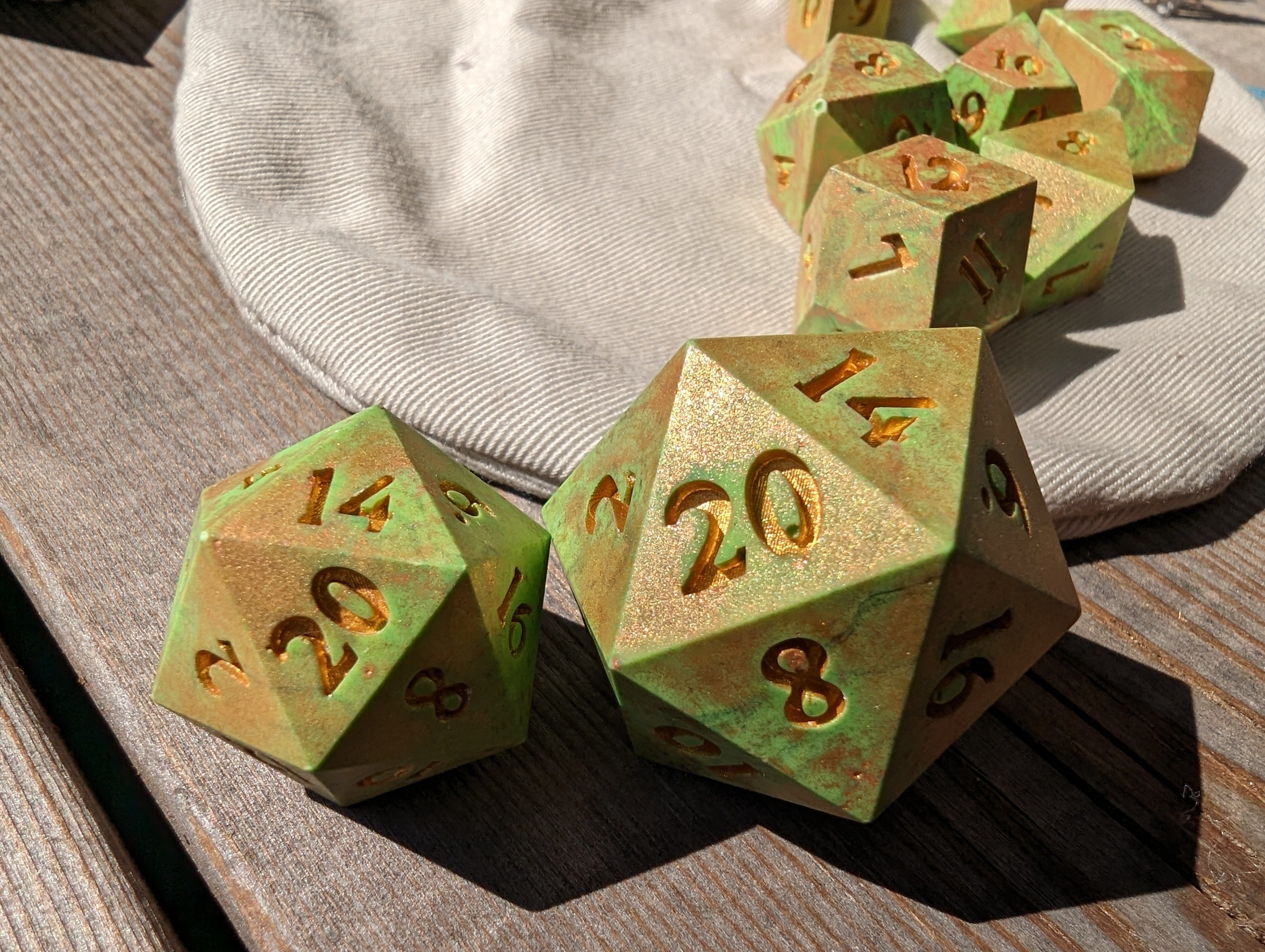 Nordicdice_X_Thydice Nordicdice_& Green Delight special dice set