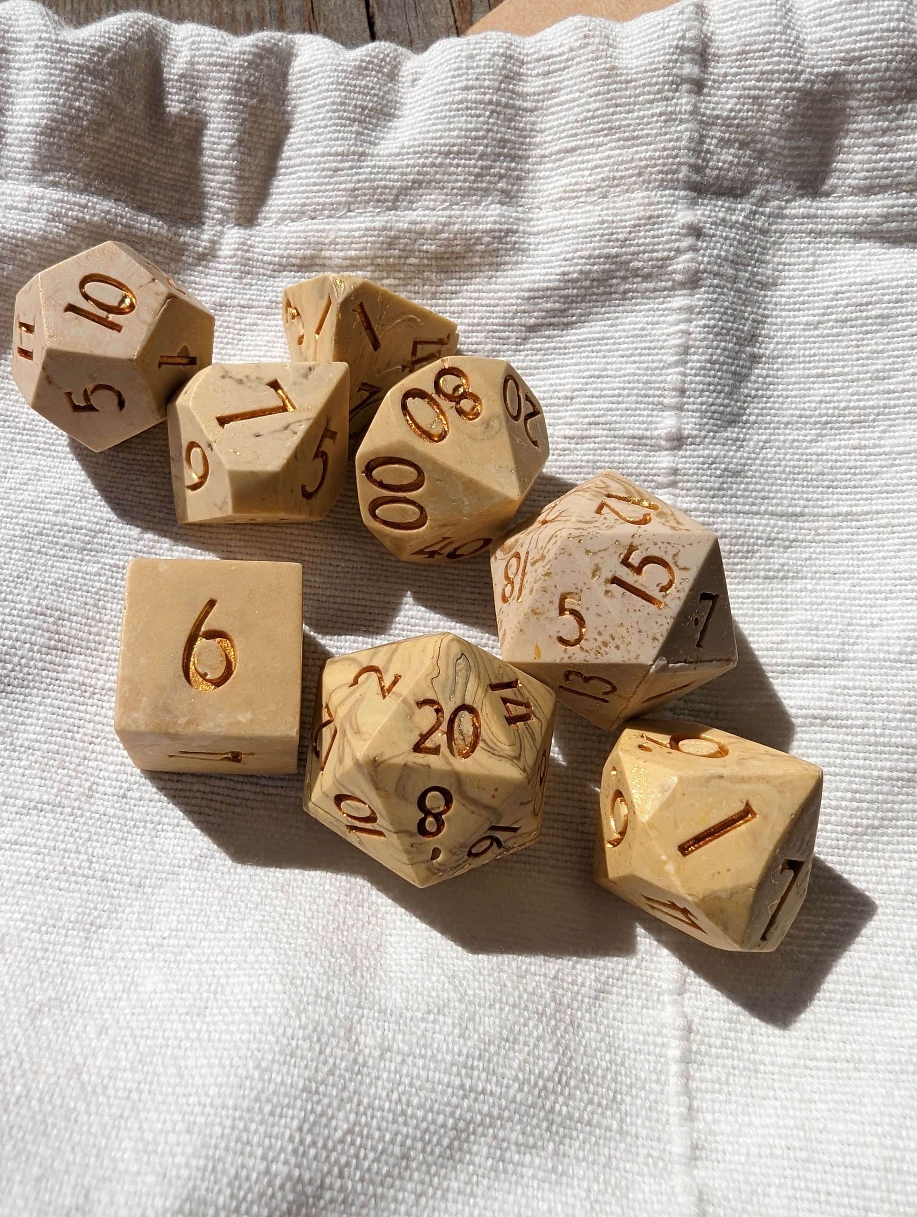 Nordicdice_X_Thydice Nordicdice_& Sandstone dice set