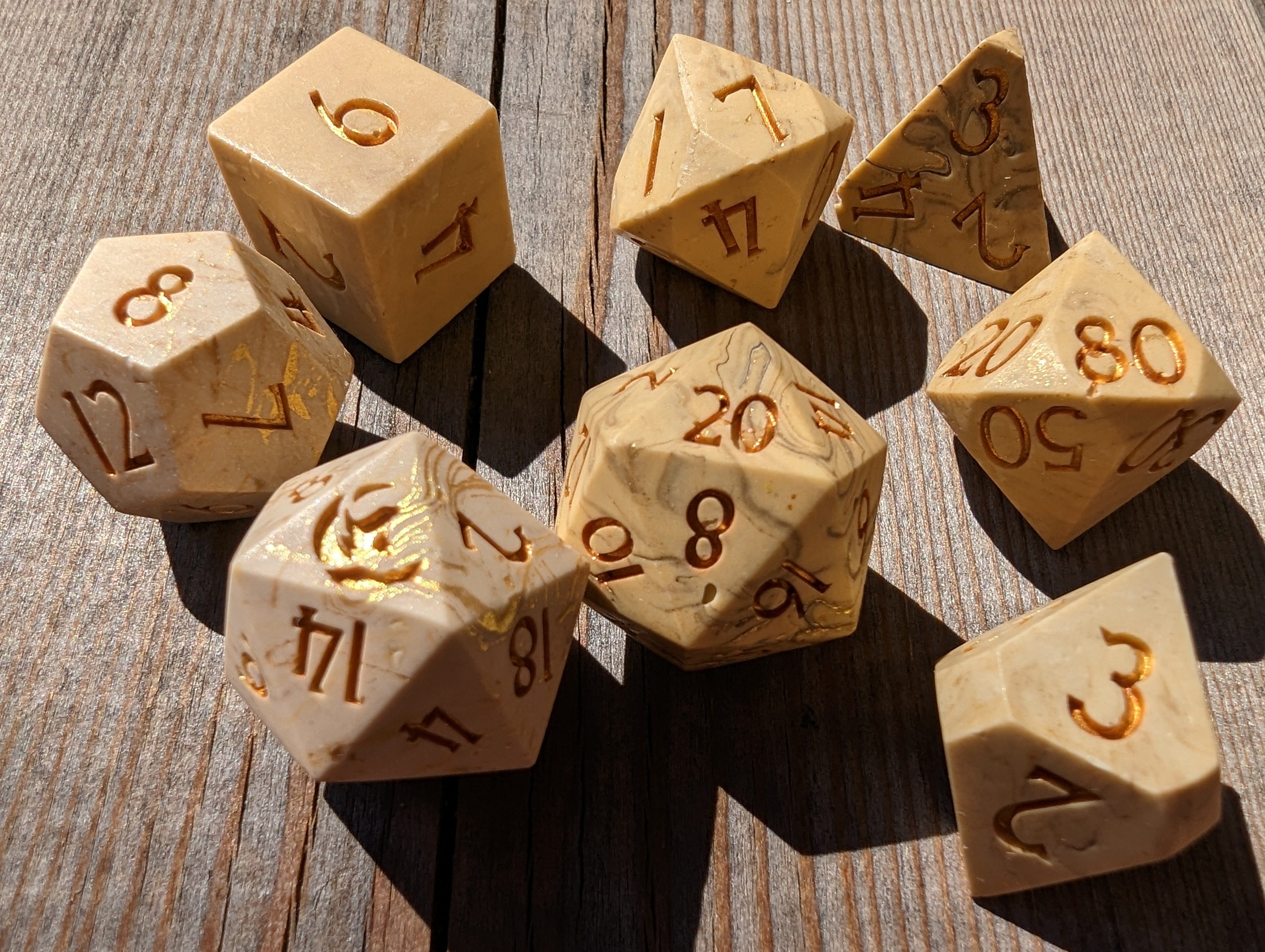 Nordicdice_X_Thydice Nordicdice_& Sandstone dice set