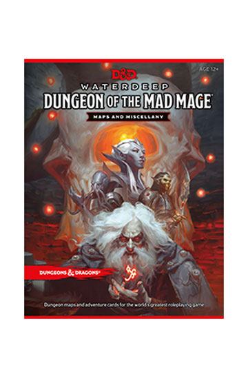NordicdicePreorder Preorder Accessories, bøger etc Dungeons & Dragons RPG Waterdeep: Dungeon of the Mad Mage - Maps & Miscellany english - PREORDER