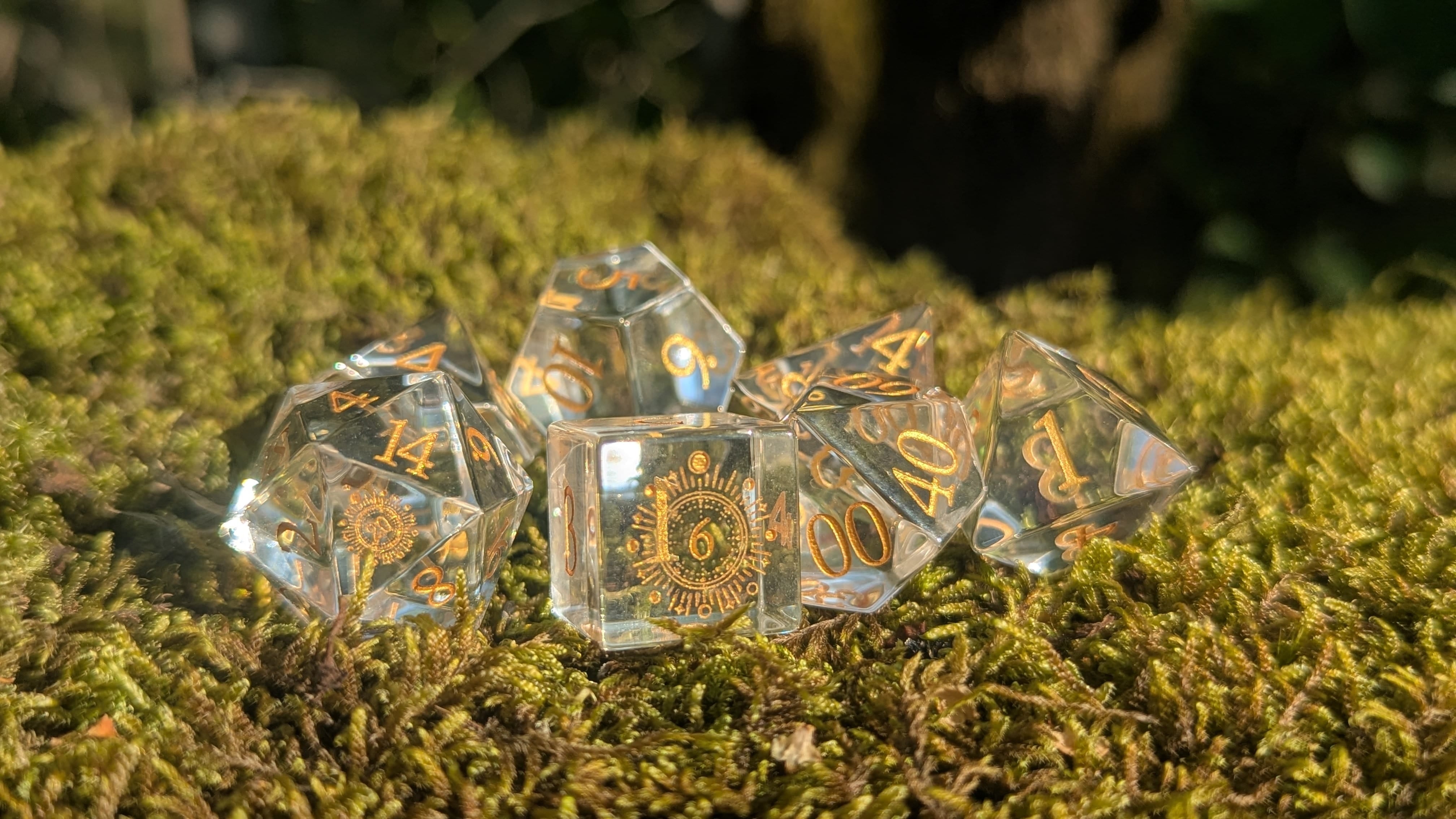 Pure sun glass - roleplaying dice Exclusive